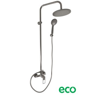 NIL Batéria sprchová a ručná sprchou-rozteč 150mm metal grey - kartáčovaná NL282.5/7MGK