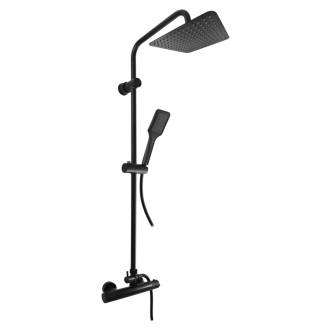 Batéria termostatická sprchová s ručnou sprchou-rozteč 150mm čierna - matná TRM81.5/7-04CMAT