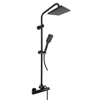 Batéria termostatická sprchová s ručnou sprchou-rozteč 150mm čierna - matná TRM81.5/7-51CMAT
