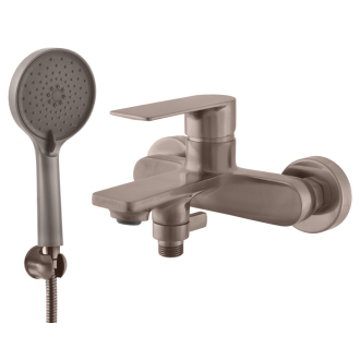 NIL Batéria van.so sprchou a pev.držiakom-rozteč 150mm metal grey-kefovaná NL154.5/1MGK