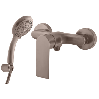 NIL Batéria sprchová s pev.držiakom-rozteč 150mm metal grey-kefovaná NL181.5/1-1MGK