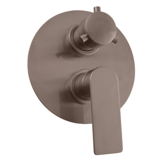 NIL Batéria sprchová/vaňová vstavaná s ker.prepínačom metal grey - kartáčovaná NL186KMGK