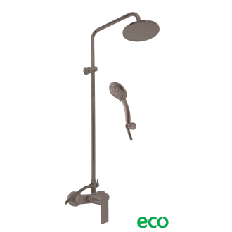 NIL Batéria sprchová s ručnou sprchou - rozteč 150mm metal grey-kefovaná NL182.5/7-1MGK