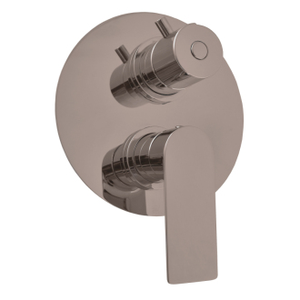 NIL Batéria sprchová/vaňová vstavaná s ker.prep.- 3cestná metal grey - lesklá NL187.3MGL