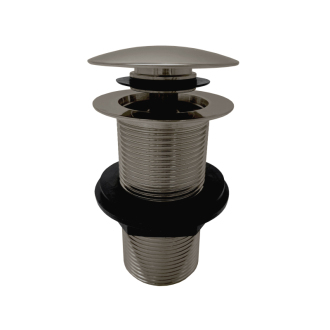 výpust umývadlová CLICK-CLACK 5/4"-pre umývadlo bez prepadu metal grey-kefa. MD0798MGK