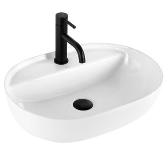 Rea AURA 51 Umývadlo na dosku - biele REA-U4620