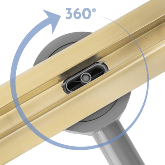 Rea NEOX SLIM PRE Odtokový žľab, zlatá 90 REA-G5805