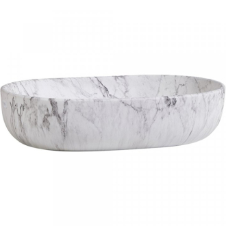 CERANO Keramické umývadlo na dosku Deno mramor 59x41 cm CER-428440