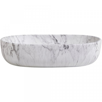 CERANO Keramické umývadlo na dosku Deno mramor 59x41 cm CER-428440
