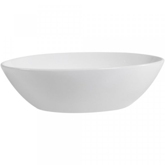 CERANO Keramické umývadlo na dosku Ezro biela lesklá 56x38,5 cm CER-428416