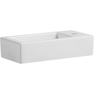 CERANO Keramické umývadlo Roberto, závesné pravé biela lesklá 36,5x18 cm CER-417209R