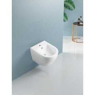 CERANO Keramický závesný bidet Fizo biela lesklá 36x37x49 cm CER-417395