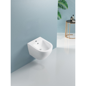 CERANO Keramický závesný bidet Fizo biela matná 36x37x49 cm CER-417413