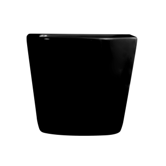 CERANO Keramický závesný bidet Fizo čierna lesklá 36x37x49 cm CER-417398