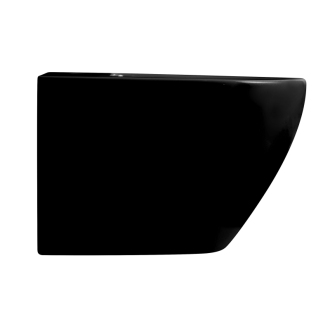 CERANO Keramický závesný bidet Fizo čierna lesklá 36x37x49 cm CER-417398