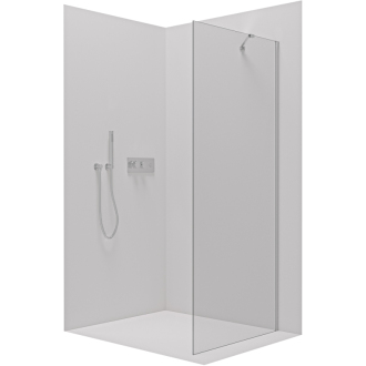 CERANO Sprchová zástena Antelo L/P chróm, transparentné sklo 100x190 cm pevná CER-432430