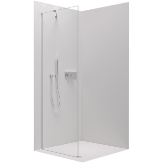 CERANO Sprchová zástena pre dvere L/P chróm, transp.sklo 90x190 cm, pevná CER-420258