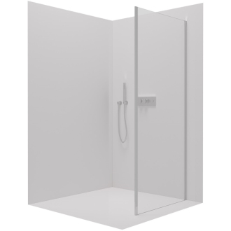 CERANO Sprchová zástena pre dvere L/P chróm, transp.sklo 90x195cm pevná CER-425644