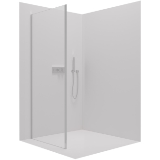 CERANO Sprchová zástena pre dvere L/P chróm, transp.sklo 90x195cm pevná CER-425644