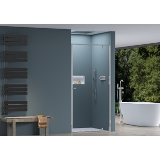 CERANO Sprchové krídlové dvere Ferri L/P chróm, transparentné sklo 90x195 cm CER-425626
