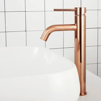 Rea Batéria umývadlová vysoká Lungo Rose Gold REA-B6321