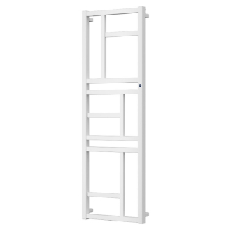 radiátor MONDRIAN 600 x 1740 mm, C35 white silk, stredové pripojenie 50 mm RADMON601735SP