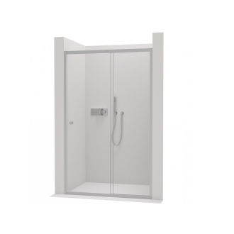 CERANO Sprchové posuvné dvere Varone L/P chróm, transp.sklo 140x195 cm CER-DY505-140-195