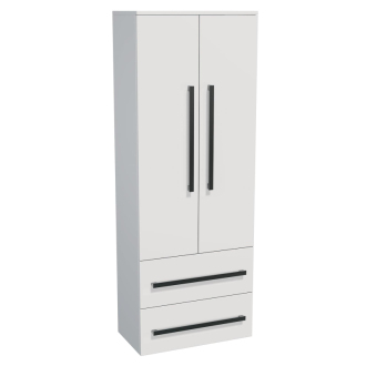 SAT Cube vys. skr.60x163, biela lesk, chr CUBE3CHV60BL