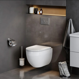 Rea Závesná WC misa Carlo Mini Tornado Rimless Flat Pro REA-C8770