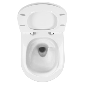 Rea Závesná WC misa Carlo Mini Tornado Rimless Flat Pro REA-C8770