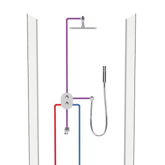 Ravak RB 071.50 Základné teleso pre podomietkové batérie, R-box multi X070074