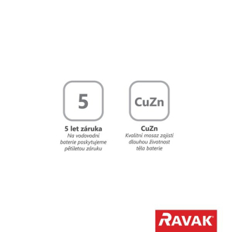 Ravak WF 025.00 Vaňové napúšťanie vodopád so setom X070060