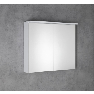 KAWA STRIP galerka s LED osvetlením 80x70x22cm, biela WGL80S