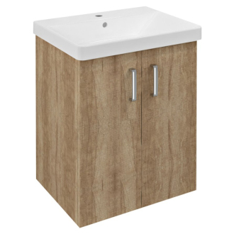 THEIA umývadlová skrinka 56,4x70x44,2cm, 2xdvierka, dub alabama TH062-2222