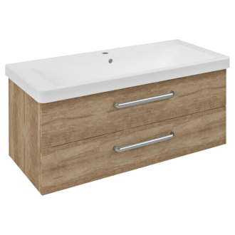 THEIA umývadlová skrinka 101,4x43,5x44,2cm, 2xzásuvka, dub alabama TH105-2222