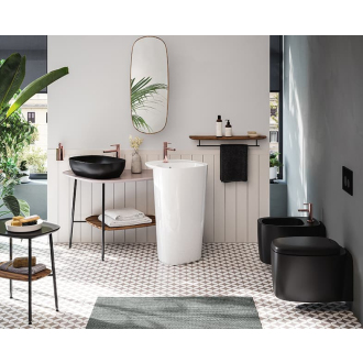 PLURAL Rim-Ex záv. WC Matte Black 7830B483-0075