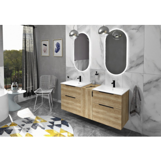 CIRASA umývadlová skrinka 59,2x64x46cm, dub Alabama CR601-2222