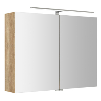 RIWA galerka s LED osvetlením, 81x70x17cm, dub alabama RIW080-0022