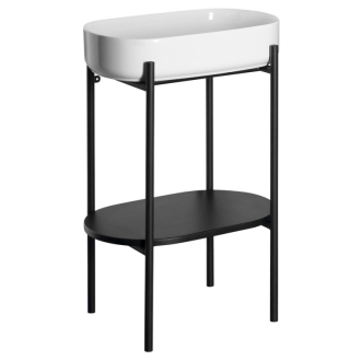 PUNO podstavec s umývadlom 550x860x360mm, čierna SKA570-2-01