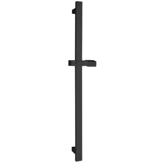 Sprchová tyč, posuvný držiak, 680mm, ABS/čierna mat 1206-07B