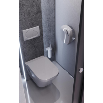 SKIN WC kefa závesná, ABS, biela A92901