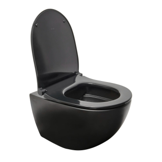 Sento zá WC sm.flush čer.mat 54cmvč.sed 7848-083-6147