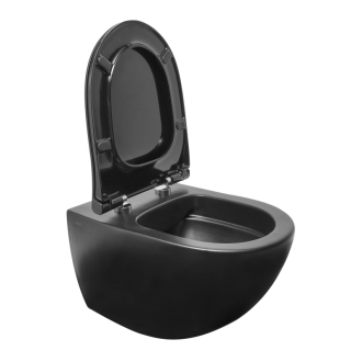 Sento zá WC sm.flush čer.mat 54cmvč.sed 7848-083-6147