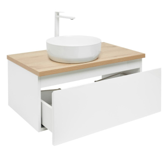 B-Way skr.80 s d.desk., um. a bat., biela BWAY80WDOAKU2B