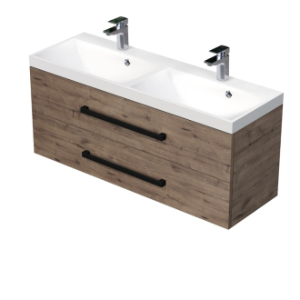 CUBE WC skrinka s um. 120cm dub welling CUBE2C120ZDW