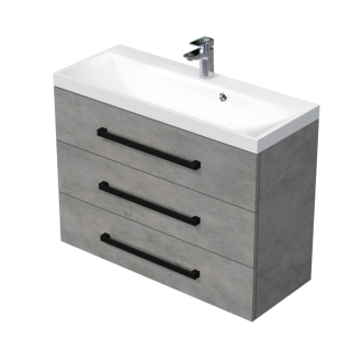 CUBE WC skr. s um. 100x40x76,5 betón CUBE2C1003BE
