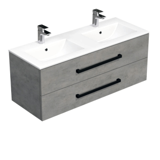 CUBE WC skr. s um. Modena 120cm betón CUBE46C1202BEMOD