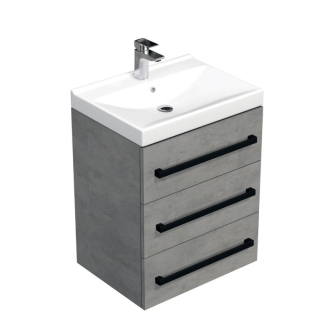 CUBE WC skr. s um. Verso 60cm betón CUBE46C603BEVER