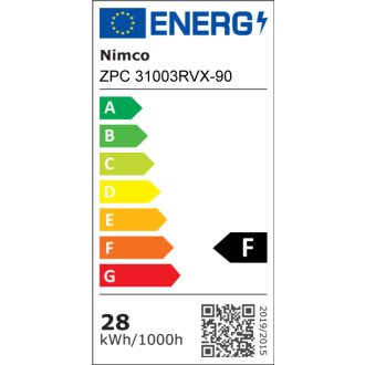 Nimco ZPC 31003RVX-90 ČIERNE LED zrkadlo pr. 900 s dvoma dotykovými senzormi