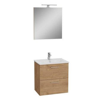 Set Mia um+skr+zrc+osv 60cm oak MIASET60D